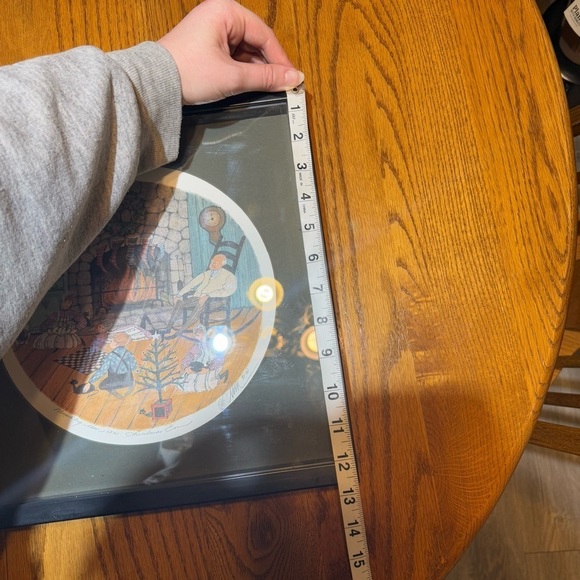 Framed Christmas Eve by P. Buckley Moss from 1991 - Picture 6 of 6